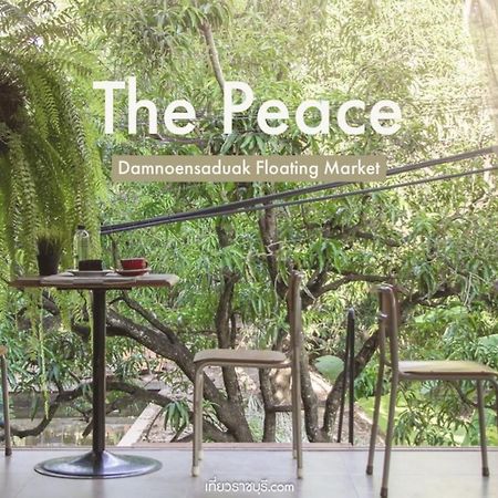 The Peace Hostel Damnoen Saduak Bagian luar foto